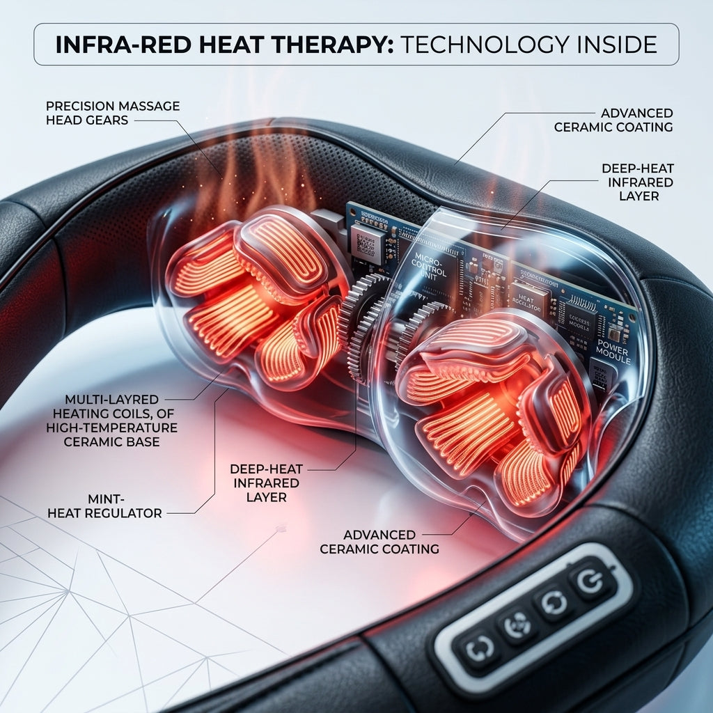 Velmora HeatRelief Pro™ – Heated Neck & Shoulder Massager