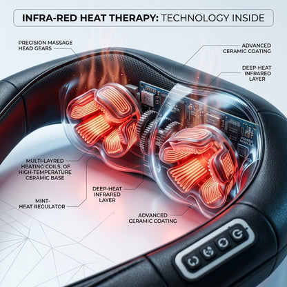 Velmora HeatRelief Pro™ – Heated Neck & Shoulder Massager